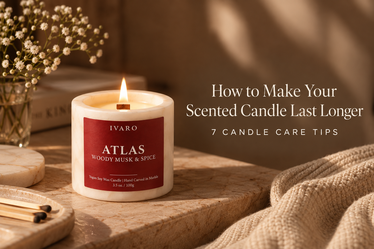 How to Make Your Scented Candle Last Longer | 7 Candle Care Tips